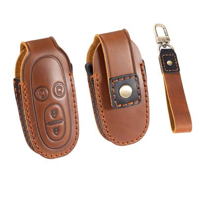 [PIMOHI] Etui na kluczyk Suzuki Solio, Skóra naturalna, Lukes, Hustler, Lapin, Palette, Pokrowiec na kluczyk, Wagon