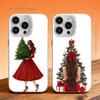 Weihnachtsbaum Mädchen Geschenke Handyhülle Für iPhone 17,16,15,14,13,12,11,Pro,Max,Plus,SE,Air,Mini Anti-Fall Weißer Stoßfänger