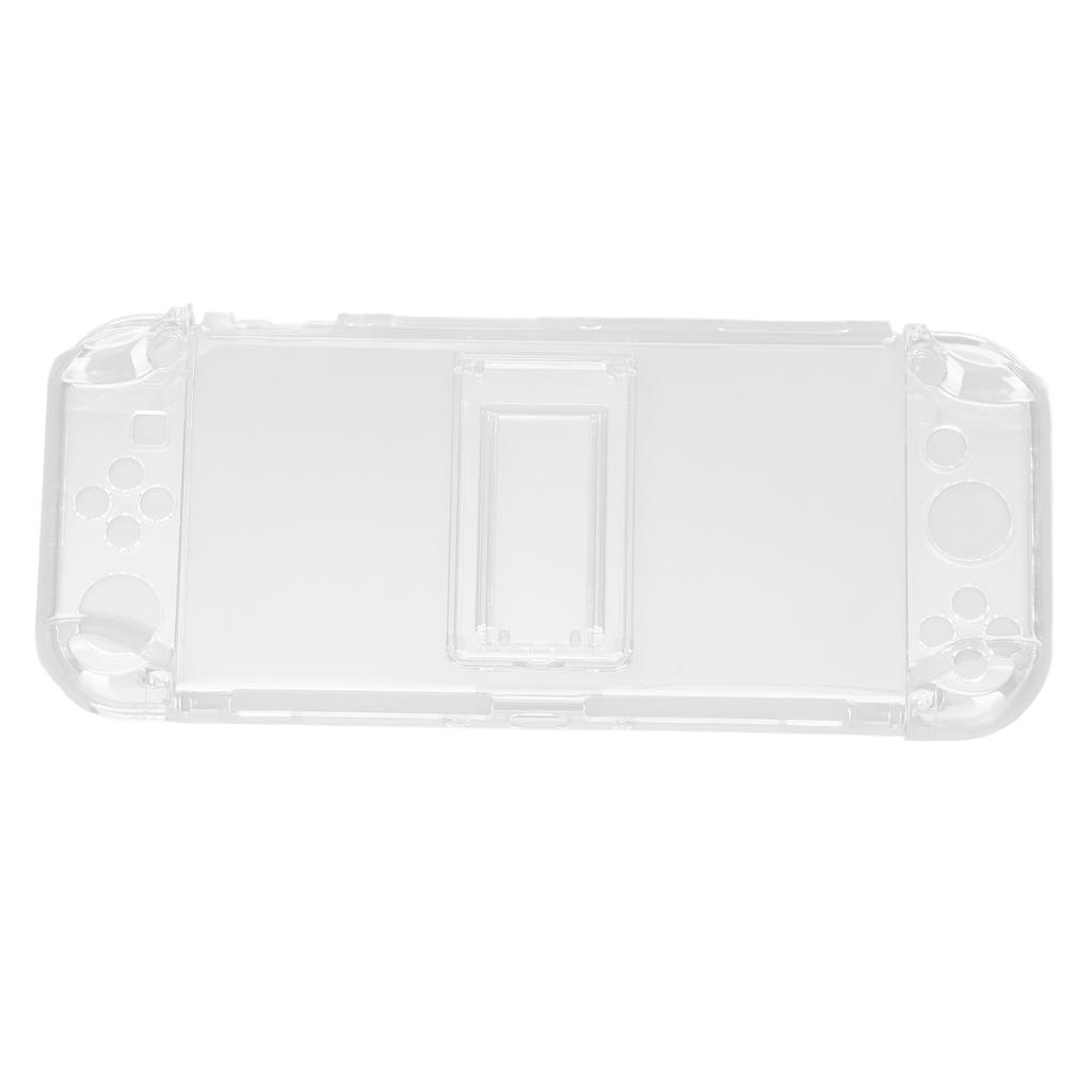 Ochranný kryt pre hernú konzolu Priehľadný PC obal na ovládač s nastaviteľným stojanom pre Switch OLED