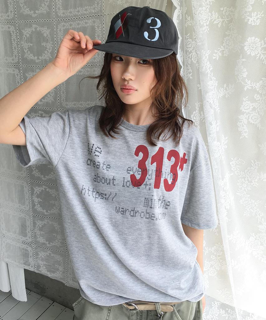Mimdeowodeulobeu 313 Printed T-Shirt_Gray