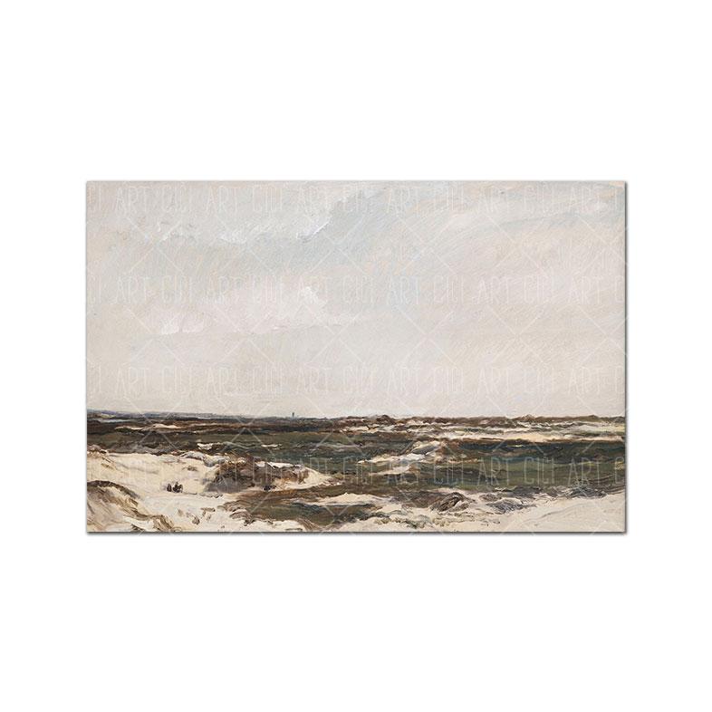 Vintage Neutral Tone Poster Watercolor Sketches Art Print French Country Canvas Oil Painting Wall Picture Living Room Home Decor