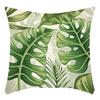 New Green Plants, Tropical Plants, High-definition Printed Pillow, Home Sofa Cushion Cover