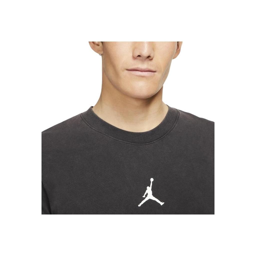 Jordan Logo Crew Neck Short Sleeve T-Shirt Men Tops Black DA2695-010