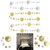 Eid Mubarak Moon Star Banner Stylish Hanging Decor For Ramadan Weddings Birthdays More!