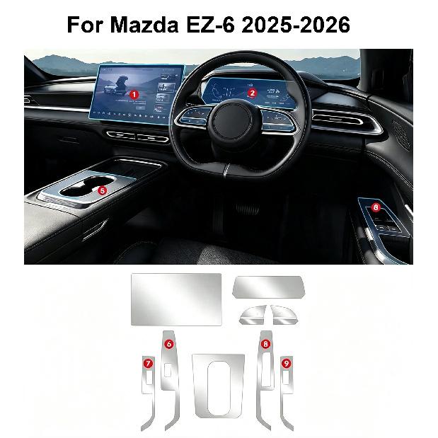 Priekš Mazda EZ-6 2025-2026 Automašīnas Salona