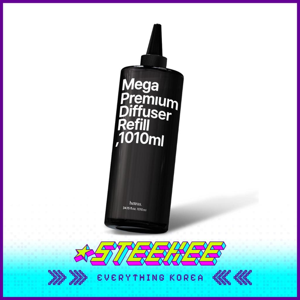hetras Mega Premium Large Capacity Diffuser Refill 1010ml by Steekee Korea 3046