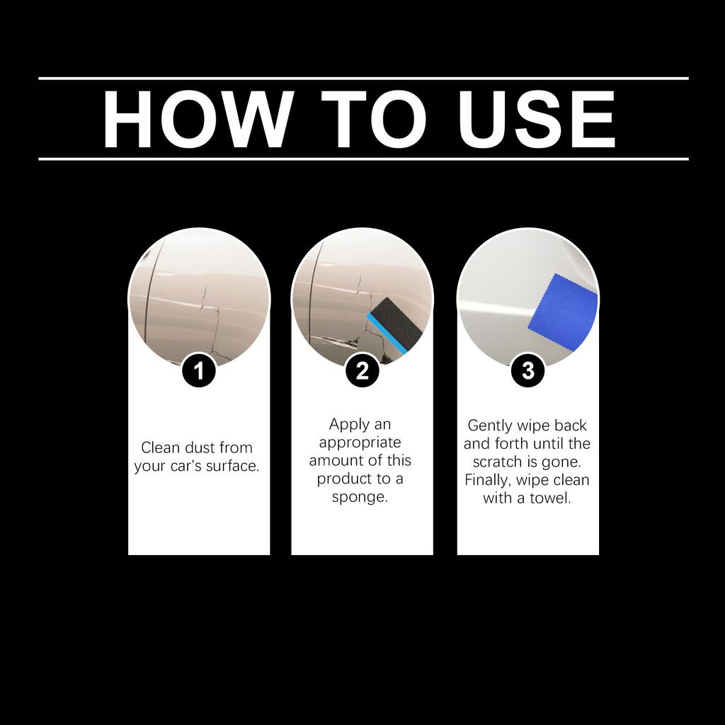 Car Paint Scratch Care Kit Polishing Cleaning And Gloss Maintenance