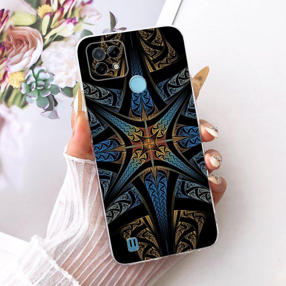 For Realme C21 C21Y Case RMX3201 RMX3261 RMX3263 Cover Cool Dragon Lion Soft Silicone Bumper For Realme C25Y RMX3269 C 21 Fundas