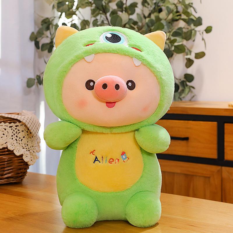 The Large Pig Turns Into A Plush Doll And The Cute Little Pig Big Pillow Gives The Child A Children'S Birthday Gift And A Sleeping Pillow