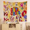 LE CIRCLE NUMÉRIQUE INCROYABLE Dessin Animé Tapisserie Colorée Accrochage Mural Hippie Fleur Tapis Muraux Décor de Dortoir Art Mural Décor