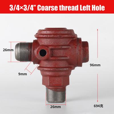 Reliable Iron Male Thread Check Valve for Air Compressor and Air Pump 3 Port