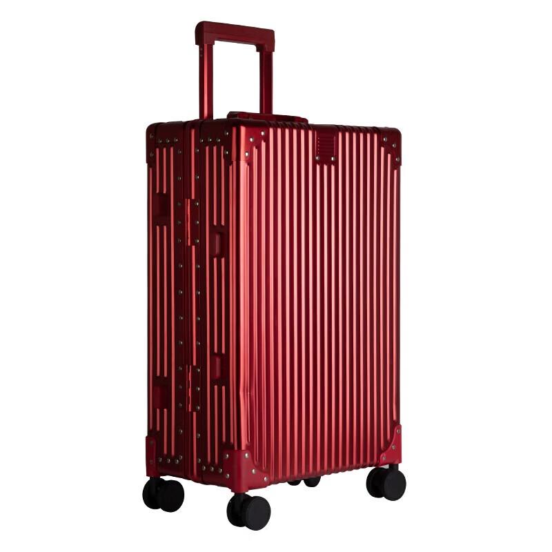 BATANUV 24-inch Magnesium Aluminum Luggage with Right-Angle Cup Holder