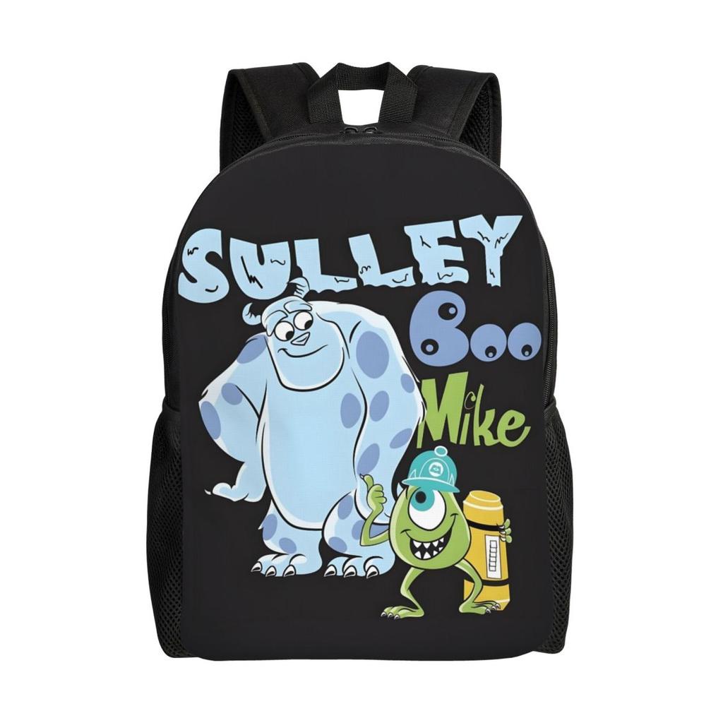 Zaino Mike Wazowski Uomo Donna Casual Borsa per Libri per College Scuola Borse Mostro Carine