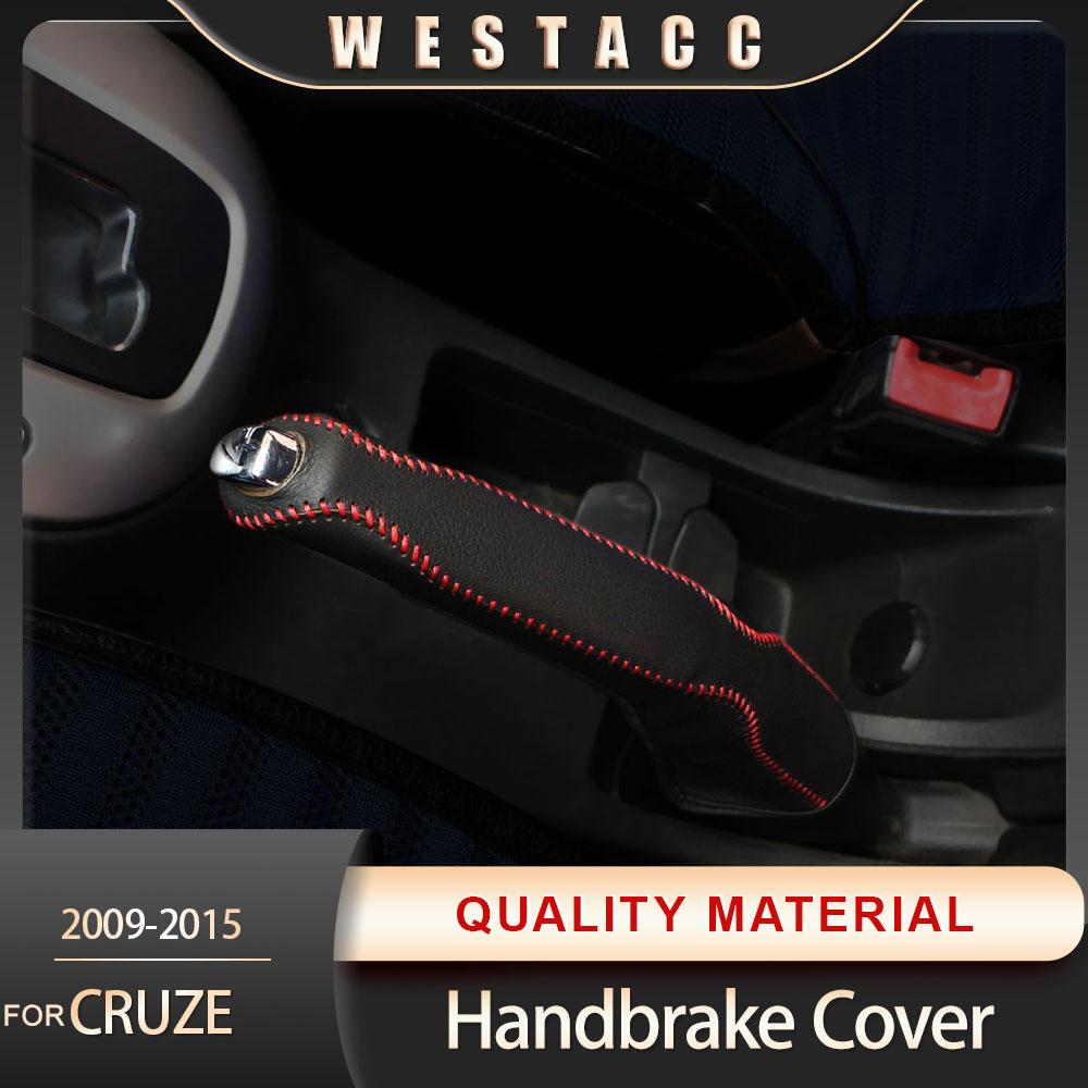 Auto-Leder-Getriebe-Handbremsen-Abdeckung, Handbremsgriff für Chevrolet Cruze Limousine Schrägheck 2009–2015, Innenausstattung