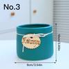 Simple Colored Flower Pot Ceramic Succulent Pot Plant Pot Planter Bonsai Home Decor Garden Decoration Desktop Ornaments