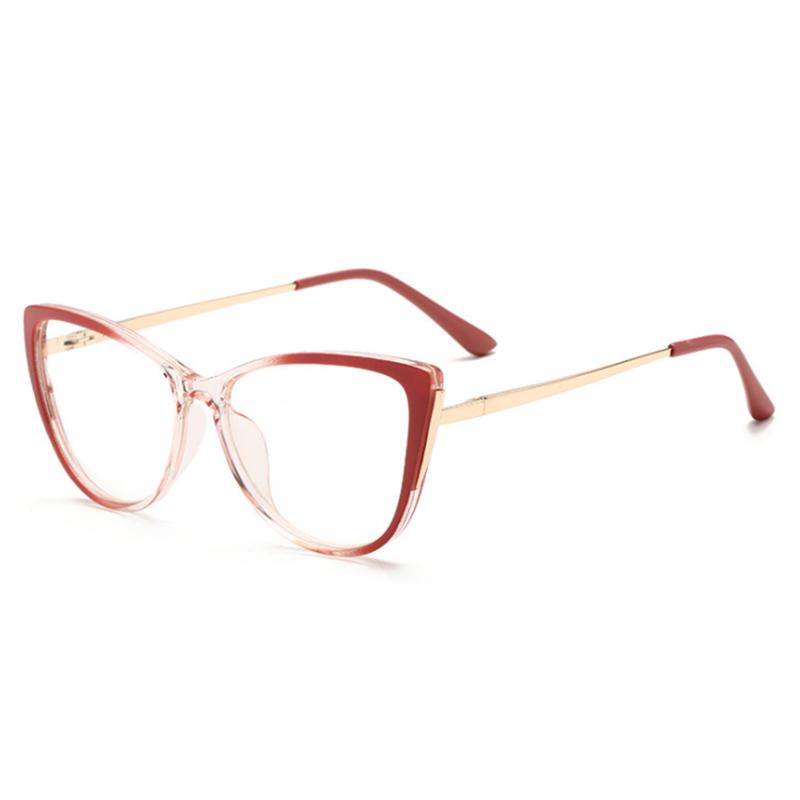 Cat Eyes Finished Myopia Eyeglasses Women Men Cat Eye Nearsighted Eyewear Student Glasses with Diopters Minus -1.0 -1.5 -2.5