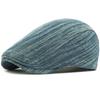 HT4724 Plus Size Berets for Men Women New Washed Denim Beret Hat Adjustable Ivy Flat Cap Male Female Spring Autumn Beret Cap