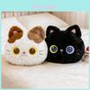 Cartoon Cat Plush Cushion Short Pile Soft Toy For Girls And Boys