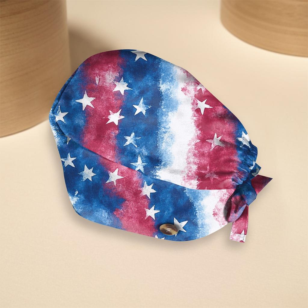Fashion Print Work Hat Casual Wash Hat Bag Cap