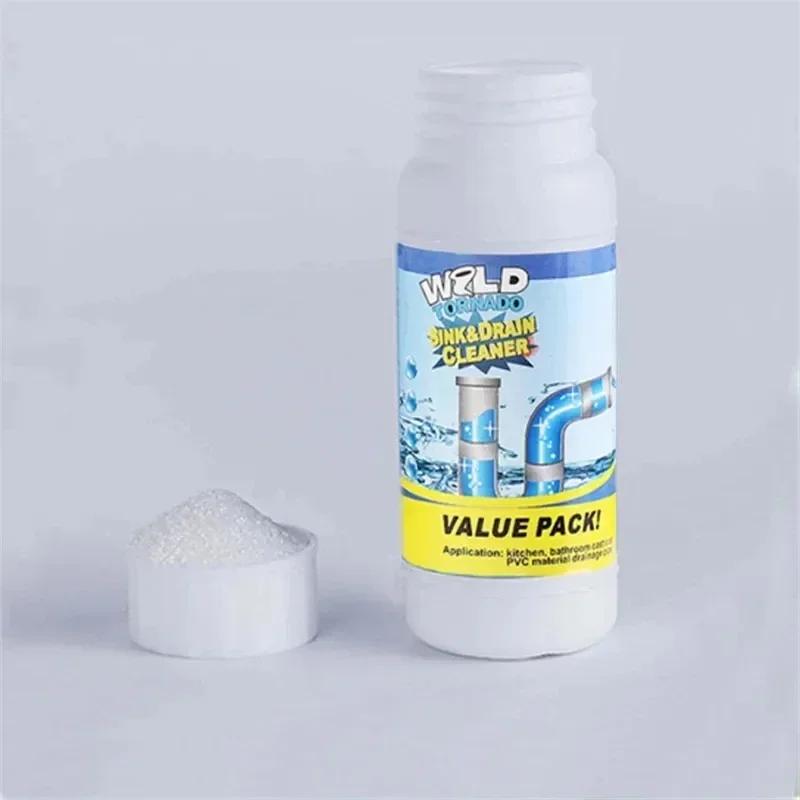 100/260g Powerful Sink Drain Cleaner High Efficiency Clog Remover Kitchen Sewer Power Pipe Channel Powder Cleaning Tools