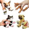 1Set Çocuk Parmak Kuklası Hayvanlar Sincap El Parmak Hikayesi Kuklaları Oyun Kedi Yavrusu Panda Parmak Bebekleri Oyuncaklar Çocuklar İçin Hediyeler