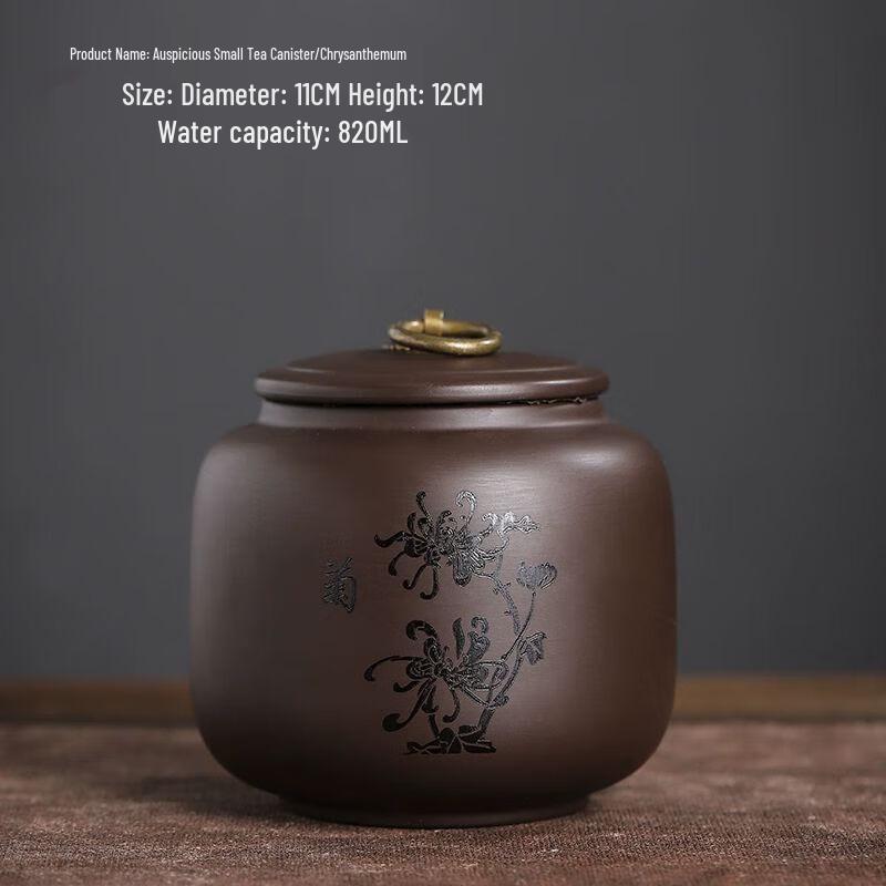

Jiakangming Zisha Tea Caddy