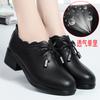 Middleaged and elderly mother shoes softsoled flatsoled elderly shoes mother shoes single shoes women's shoes middleaged women's leather shoes