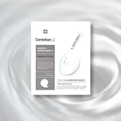 Centellian 24+ Madeca Derma Maschera III Formula Illuminante 23ml x 10pz/ Anti-Età, Idratante, Cosmetici Coreani, Kbeauty