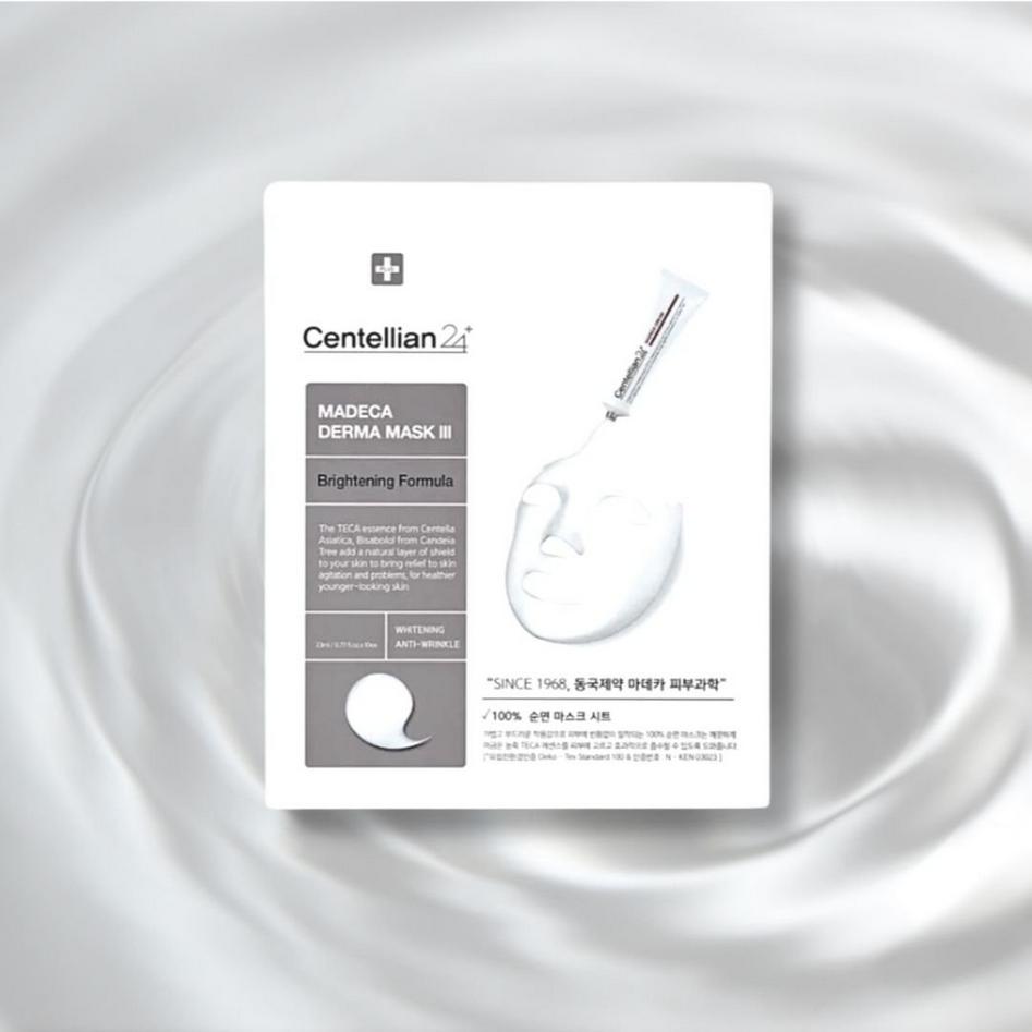 

Centellian 24+ Madeca Derma Маска III Осветляющая формула 23 мл х 10 шт./ Антивозрастная, Увлажняющая, Корейская косметика, K-beauty