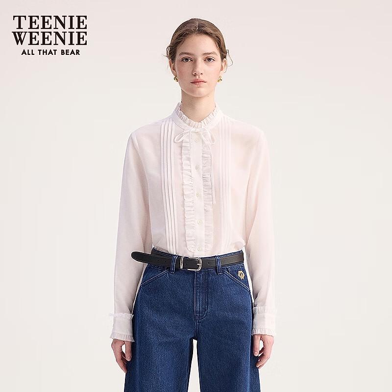 Teenie Weenie Women s Ruffled Collar Shirt S