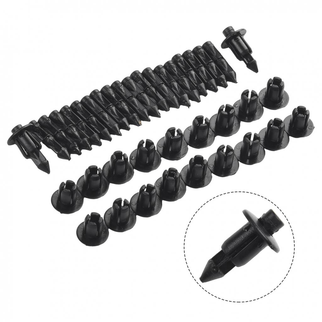 Pack of 20 Plastic Rivet Clips for Bike Fairing Trim For & For Suzuki