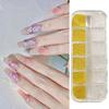 12 Grids Nail Art Tiny Steel Beads 0.6-2Mm Mixed Size 3D Design Gold Silver Jewelry Manicure Tips Charm Micro Ball Diy Decor