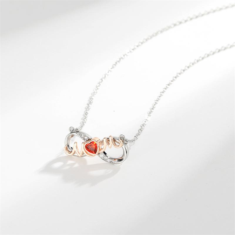 Mama Naszyjnik Serce Krzyż Prezent na Dzień Matki Naszyjnik Wisiorek