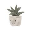 Apricot Lamb Potted Aloe Plush Toy, Soft and Cute, Fluffy Potted Aloe for Boys and Girls, 18cm