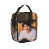 Kim Seon-ho Insulated Lunch Bags for Men Women  Food Container Bags Portable Thermal Cooler Lunch Boxes For Travel