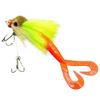 Tear Resistant Fishing Baits Realistic Appearance Soft Lures with Furry Exterior Strong Construction For Extended Use