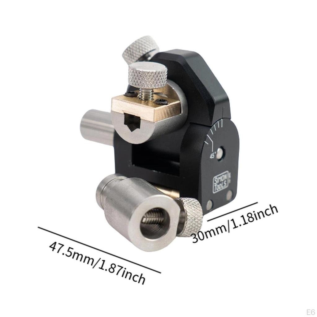 Sharpener Jig Fixture Fixed Angle Honing Guide Metal Manual Multifunctional for Scoring Knives