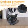 Luxury Black Cats Stone Sculpture,Elegant Home Décor & Gift-Ready Art Piece, Gifts For Lovers Women Men