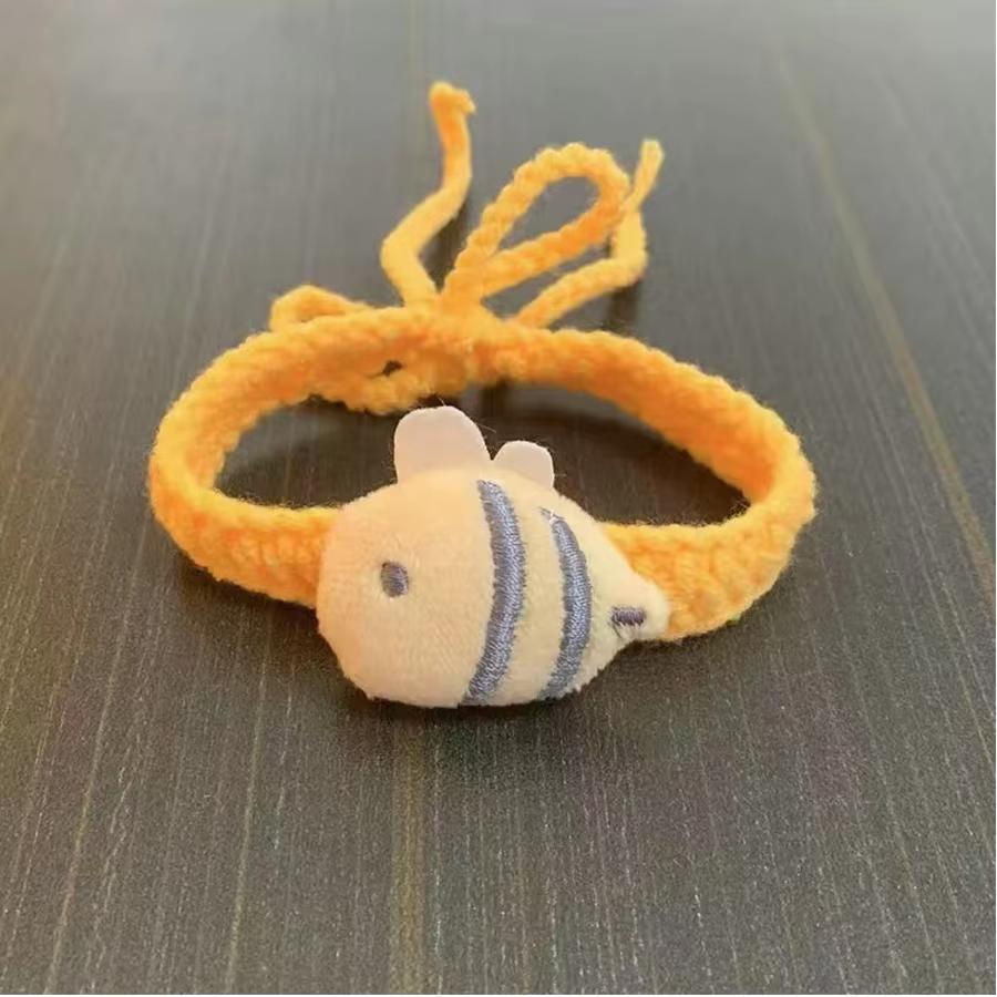 

Cat Cute Knitted Collar Hand Knitted Adjustable Dog collar winter Decoration Small dog cute pet supplies