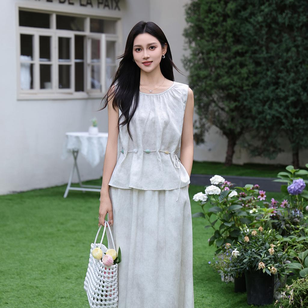 MIXMAX Casual Versatile Temperament Fashionable Age-Reducing and Slimming Set