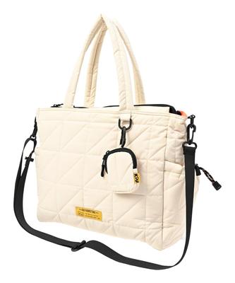 Square Padded Tote Large Shoulder Multi-Purpose Bag, Waterproof, Water-Repellent, Quilted, Capacity, Pocket, Stylish, Cute, Casual, Outdoor,