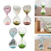 Sand Timer Sandglass Home Yoga Timer Glitter Glass Sand Clock Sand Timer for Bedroom Living Room Faimly Holiday Gift Kids