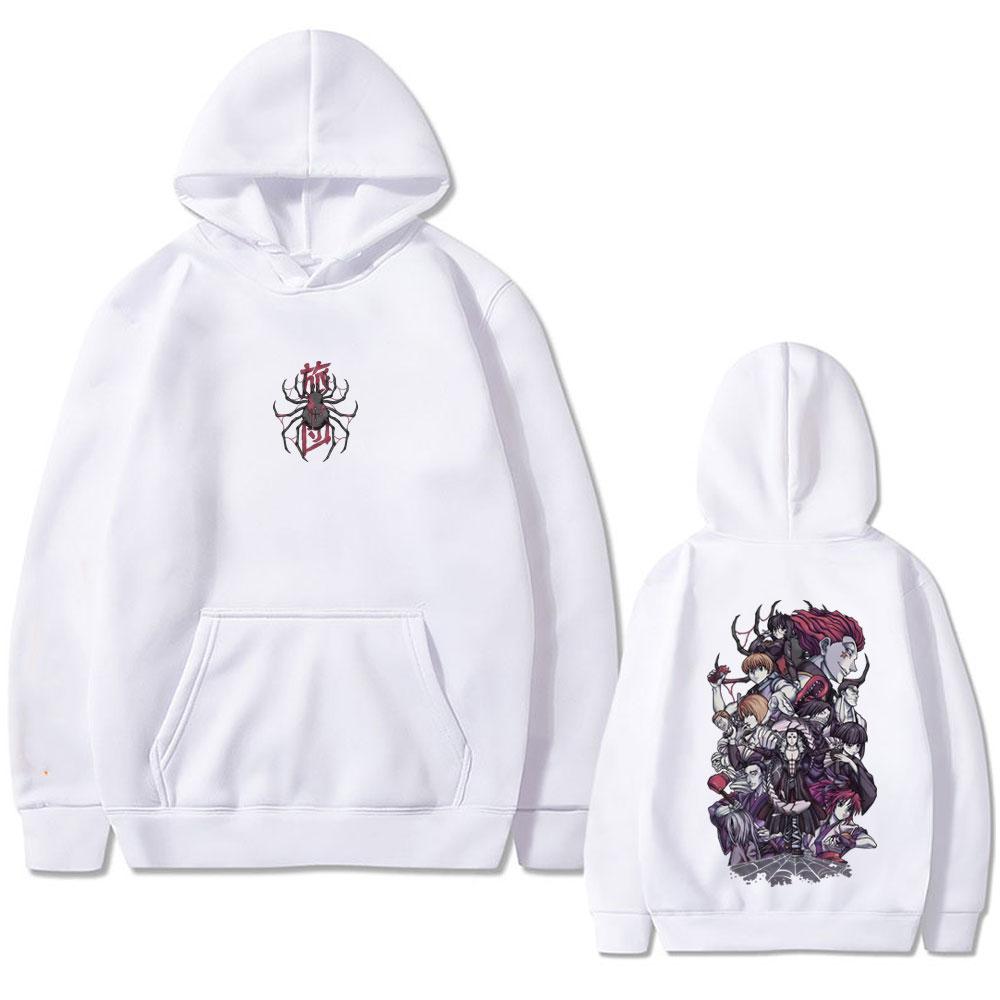 Anime Hunter X Hunter Phantom Troupe Spider Hoodie Men Women Casual Vintage Pullover Hoodies Male Fashion Oversized Tracksuit