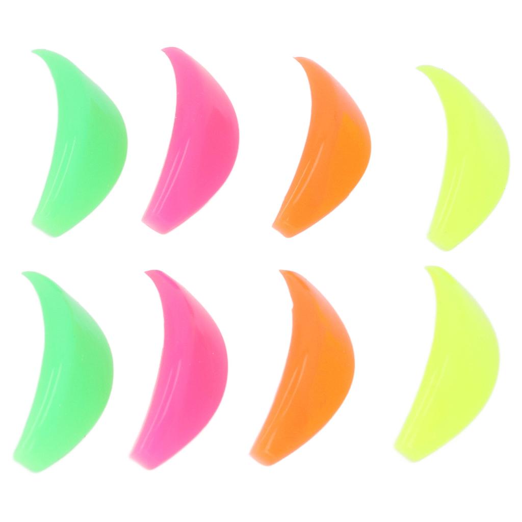 4 Pairs Eyelash Lift Shield Mixed Color Reusable Soft Eyelash Perming Curler for Beauty Salon