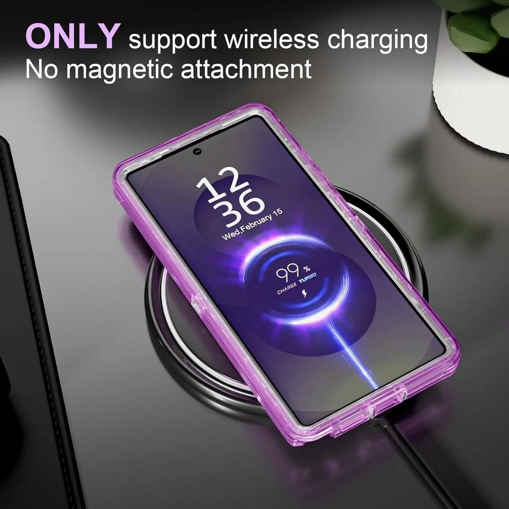 Heavy Duty Armor Rugged Commute OTT-BOX Case For Samsung S26 Ultra S25/24/23/22/21 Plus Enhanced Shockproof Protect Clear Cover