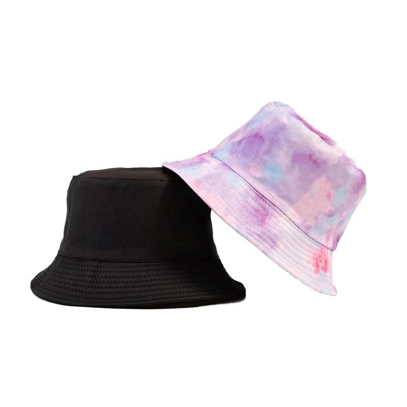 New Street Graffiti  Men's Bucket Hat Double-Sided Hip Hop   Outdoor Women Caps Beach Sun Protect Fishing Unisex Bonnet