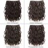 Synthetic Wig BB Clip Style 4-piece Set Short Curly Hair Extensions Wig Natural Smooth Curly Hair Extensions Wig