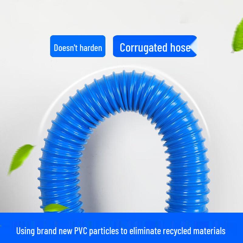 PVC Blue Corrugated Industrial Vacuum Hose