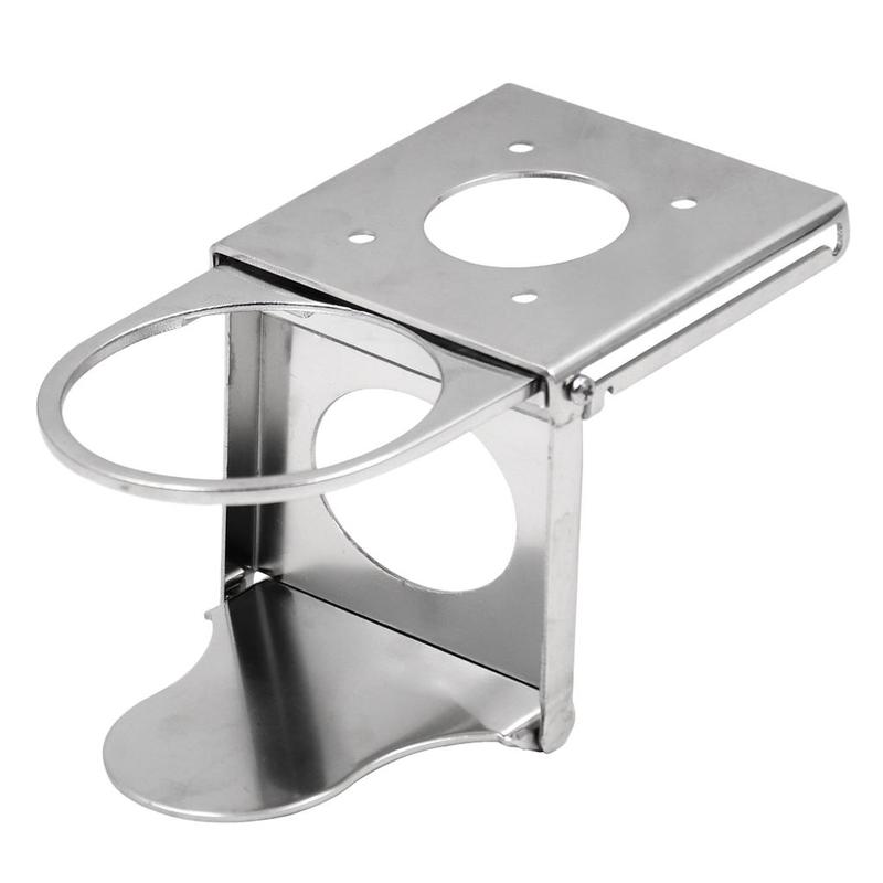Stainless Steel Adjustable Folding Cup Drink Holder for Caravans RV Marine Boat Car Foldable Universal Car Drink Cup Holder