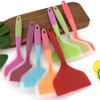 Spatola in Silicone Utensile Antiaderente Paletta Utensili da Cucina Girapasta Tamagoyaki Padella per Omelette Girapasta Antiaderenti Cibo Cottura Casalinga